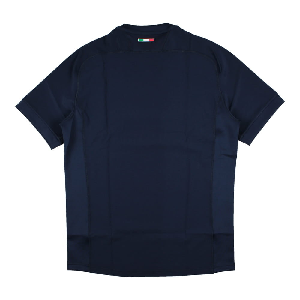 2022-2023 Italy Rugby Warm Up Training Shirt (Navy) (Your Name)_1