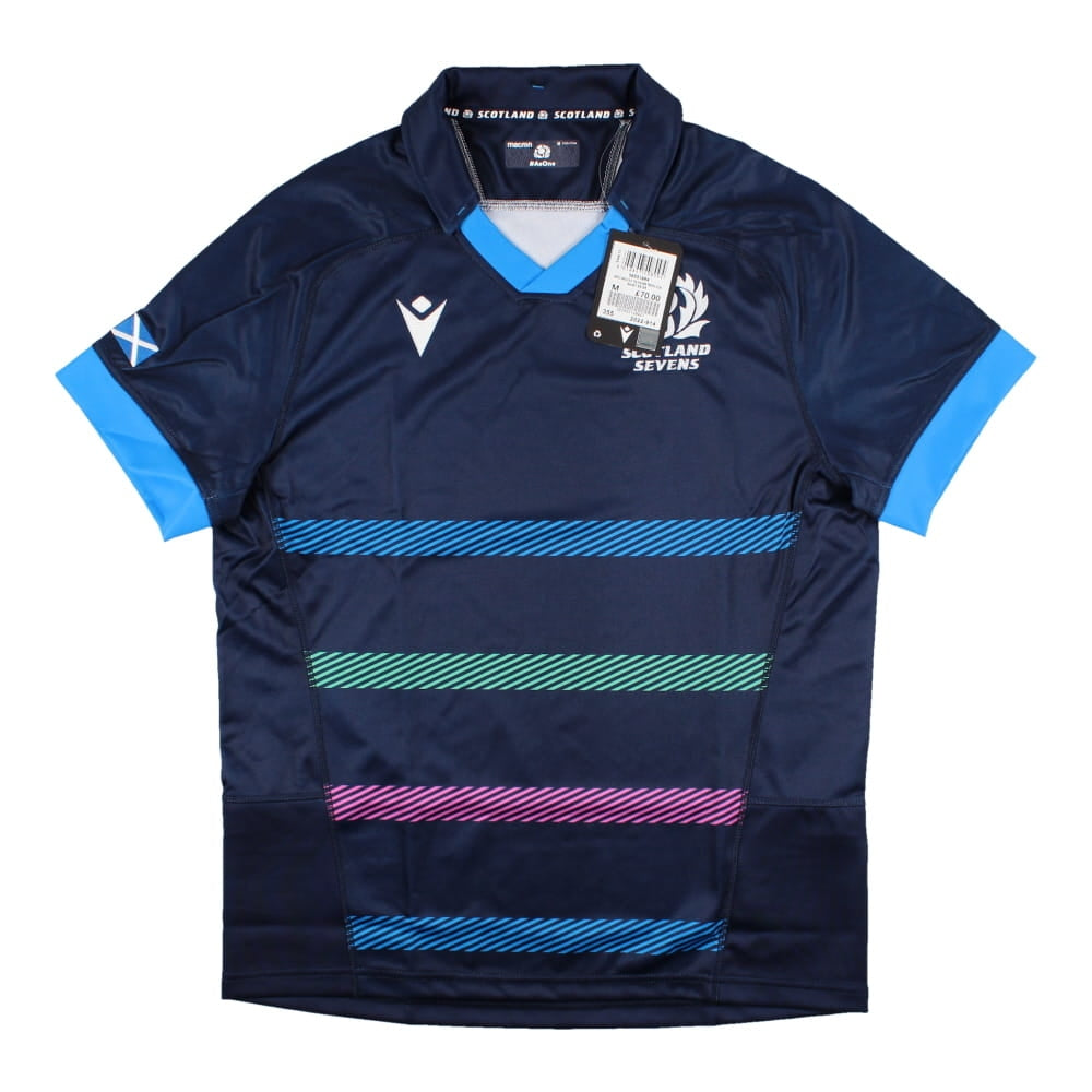 2022-2023 Scotland Rugby 7s Home Shirt Product - Football Shirts Macron   