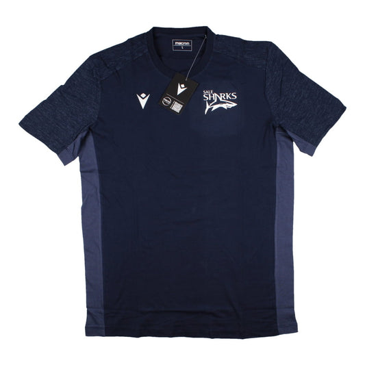 2022-2023 Sale Sharks Travel Cotton Tee (Navy)_0