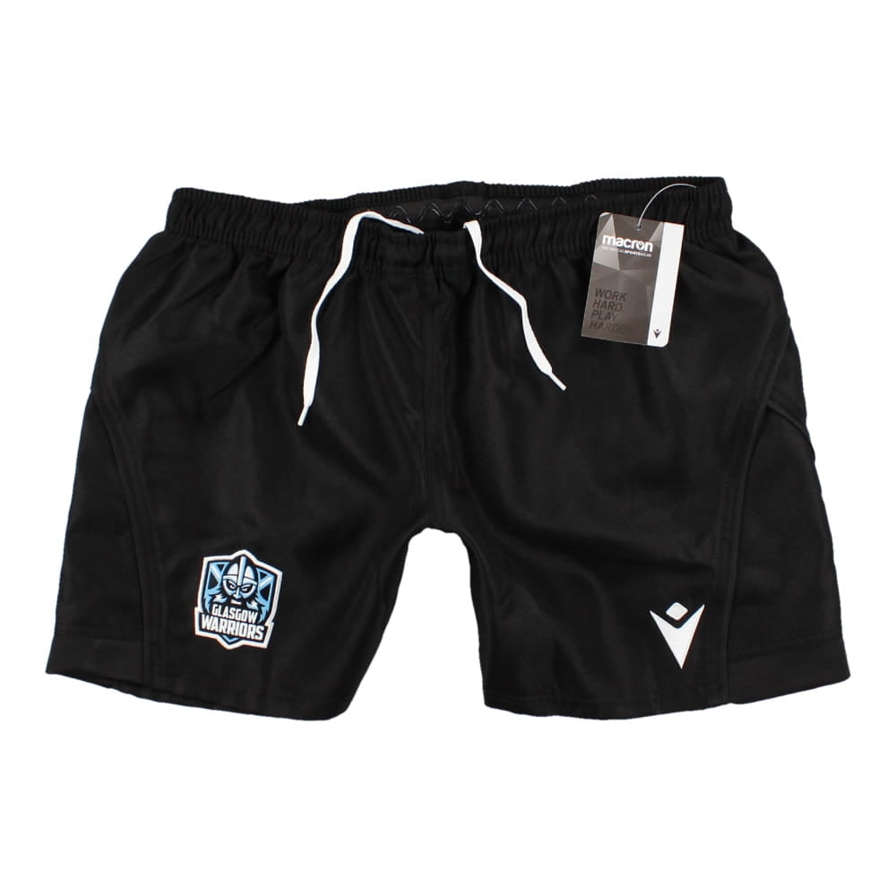 2022-2023 Glasgow Warriors Training Shorts (Black) Product - Shorts Macron   