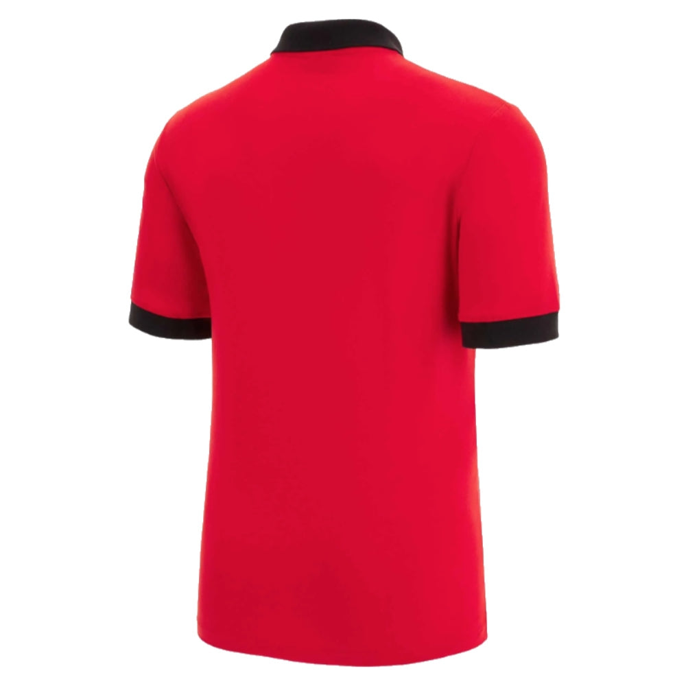 Wales 2023 RWC Rugby Cottonpoly Polo Shirt (Red)_1