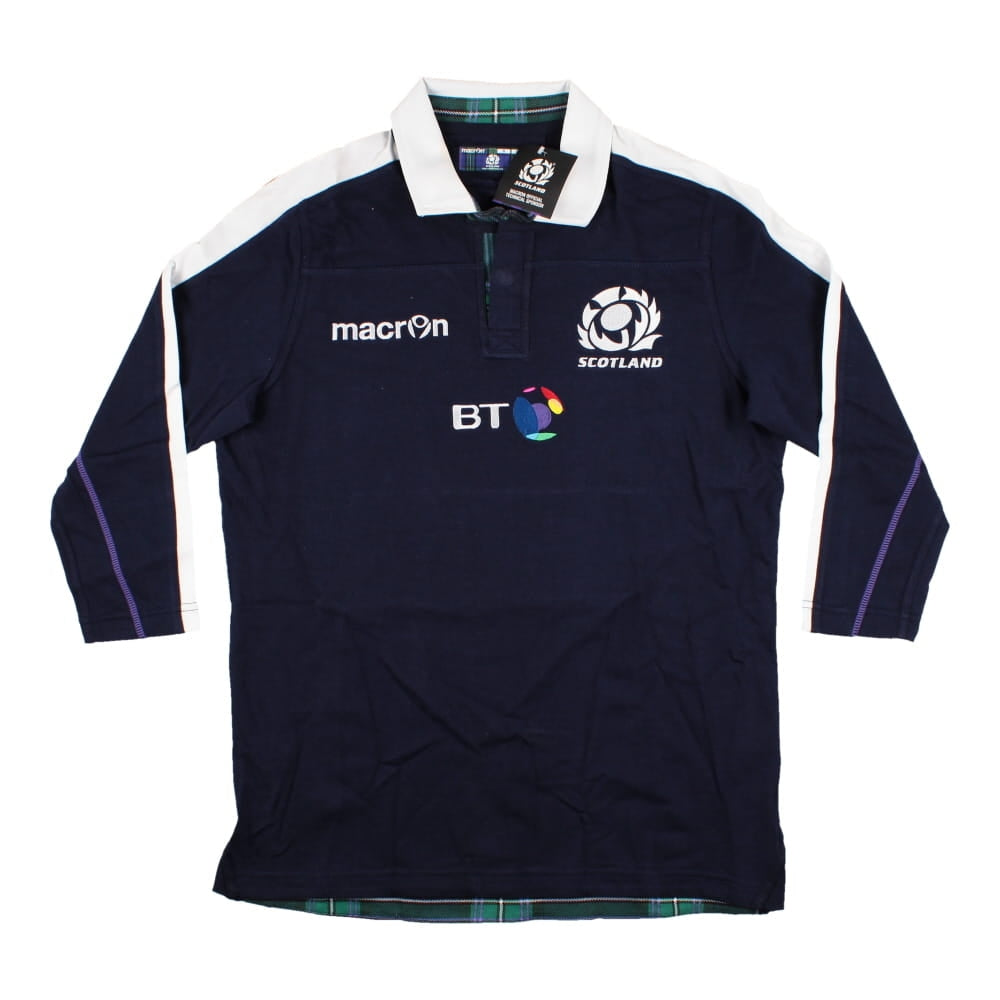 2016-2017 Scotland Rugby Home Cotton Shirt (Ladies) Product - Football Shirts Macron   