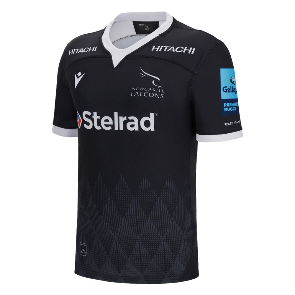 2022-2023 Newcastle Falcons Home Rugby Shirt Product - Football Shirts Macron   