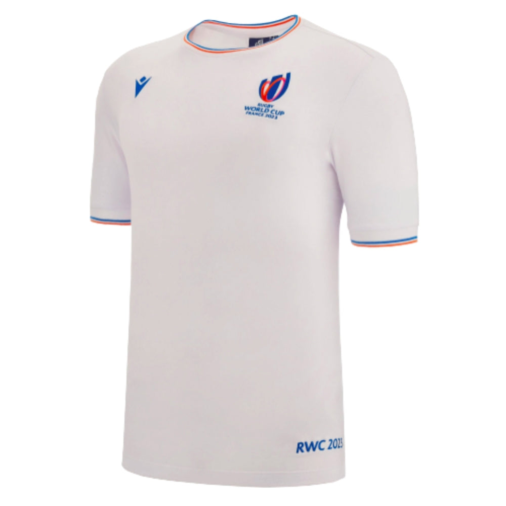 Macron RWC 2023 Rugby Logo Tee (White) Product - T-Shirt Macron   