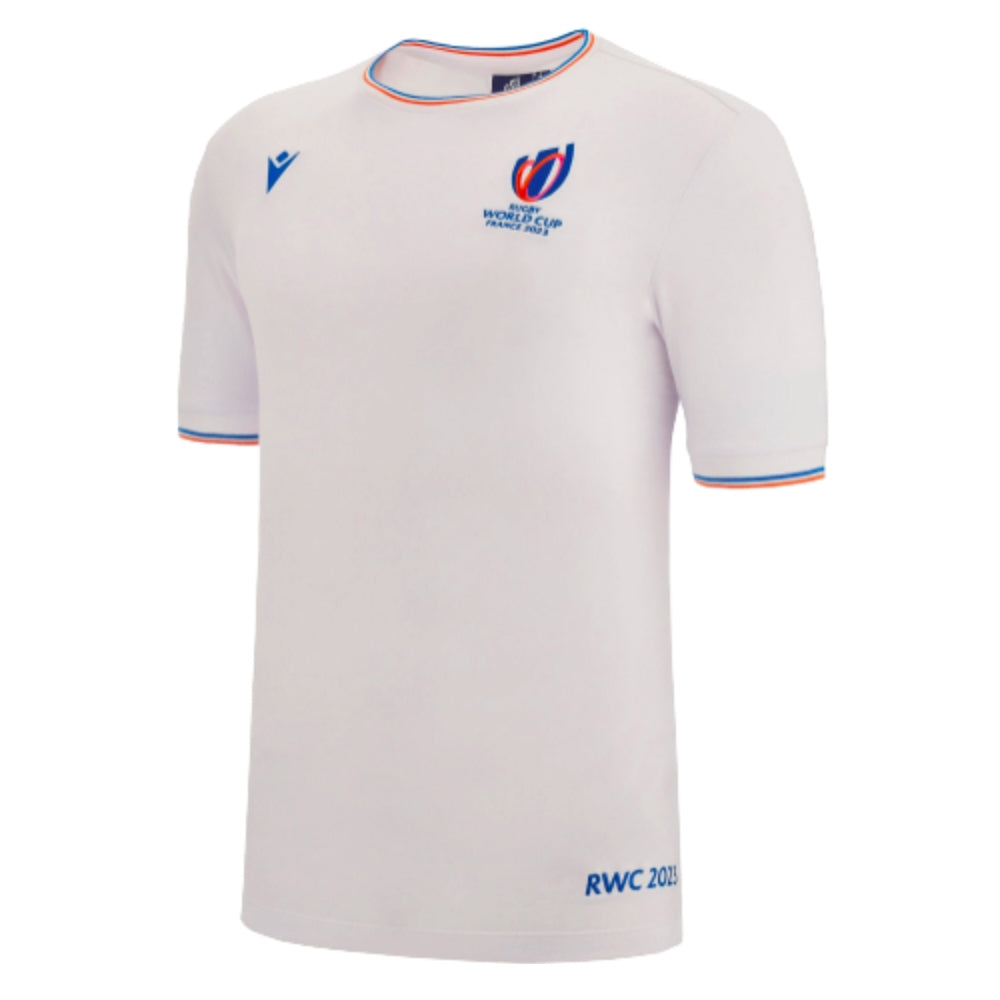 Macron RWC 2023 Rugby World Cup Logo Tee (White)_0