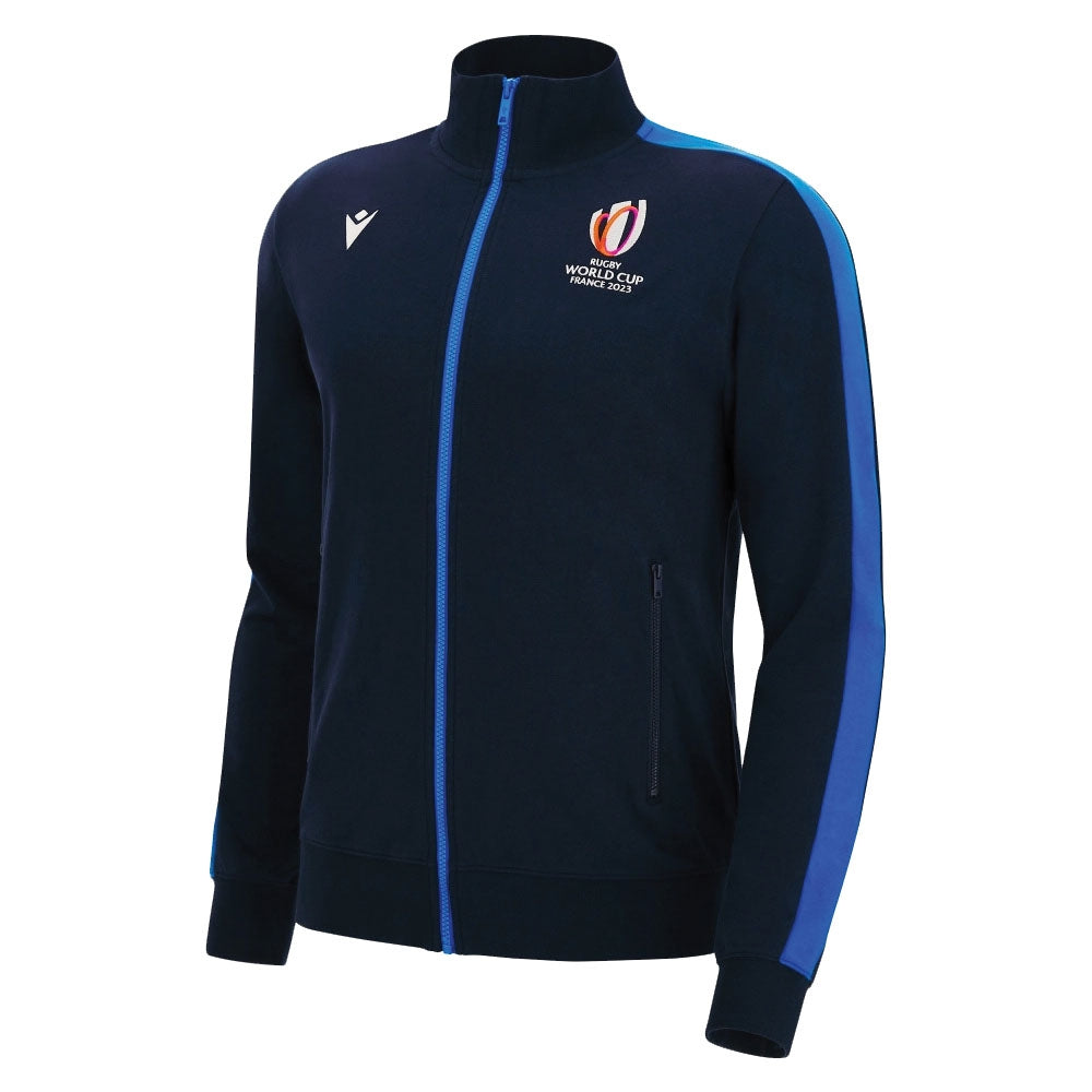 Macron RWC 2023 Rugby Contrast Track Jacket (Navy) Product - Jackets Macron   