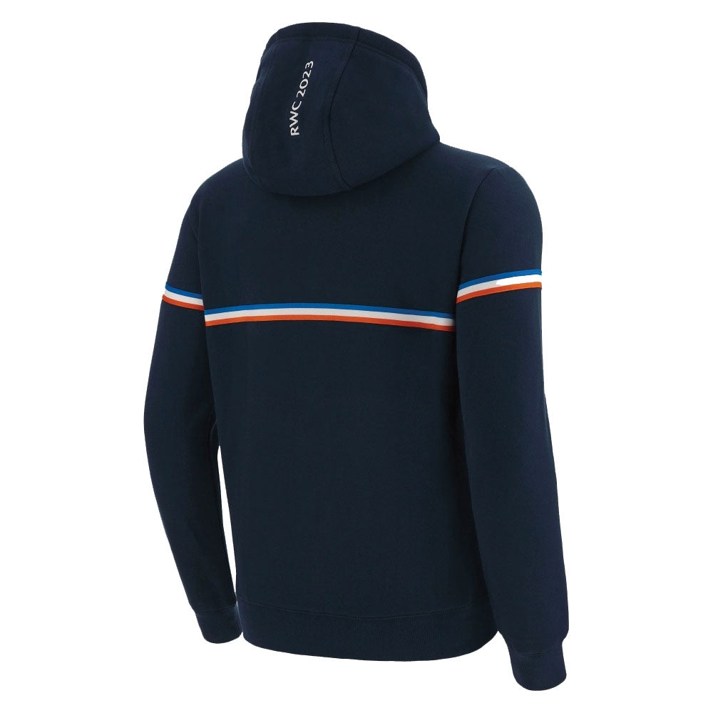 Macron RWC 2023 Rugby Full Zip Hoodie (Navy) Product - Hoodies Macron   