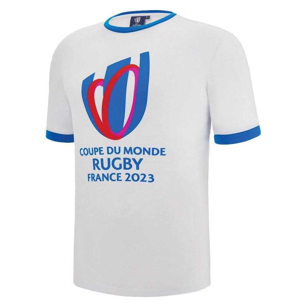 Macron RWC 2023 Rugby Logo Tee White Product - T-Shirt Macron   