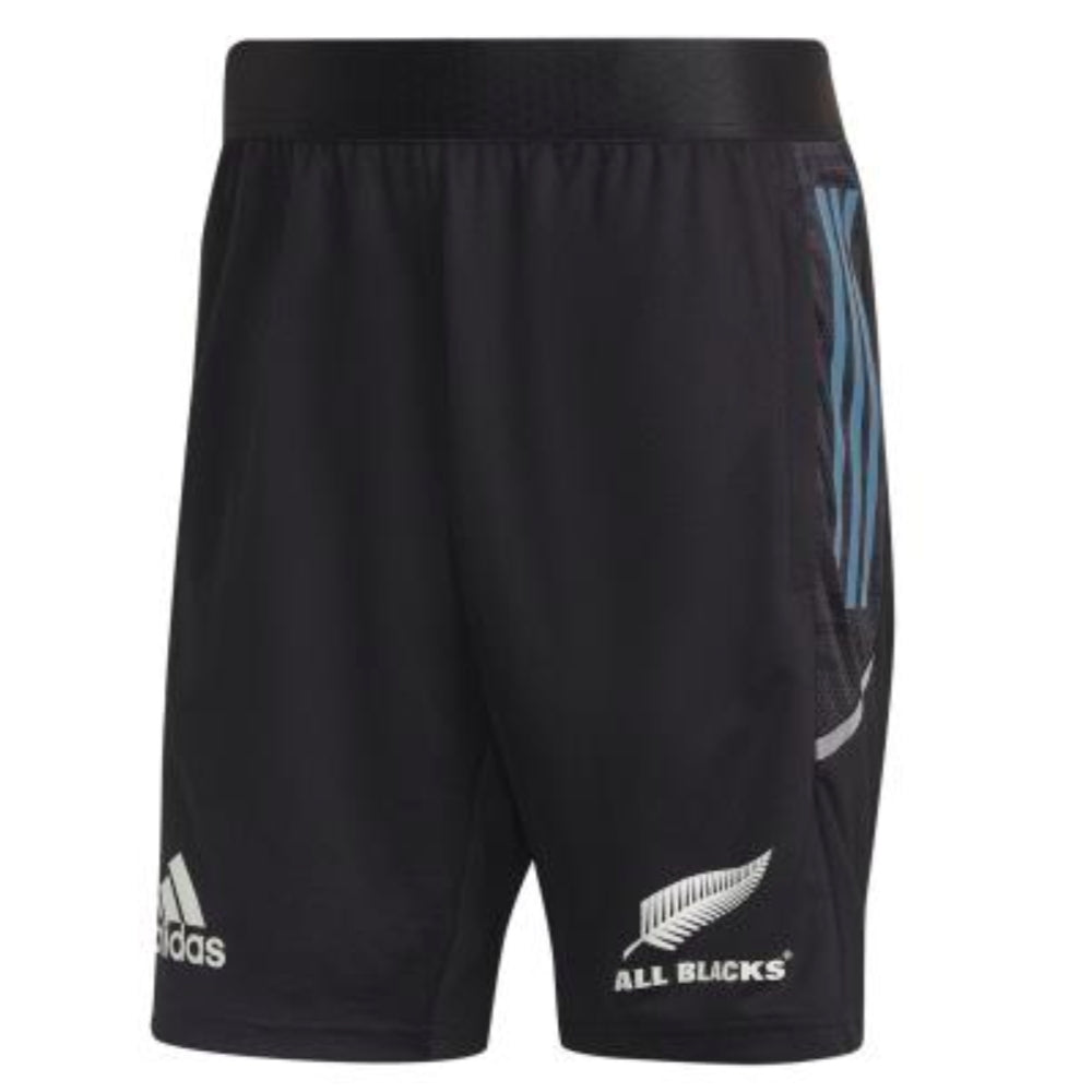 2022-2023 New Zealand All Blacks Gym Shorts (Black) Product - Shorts Adidas   