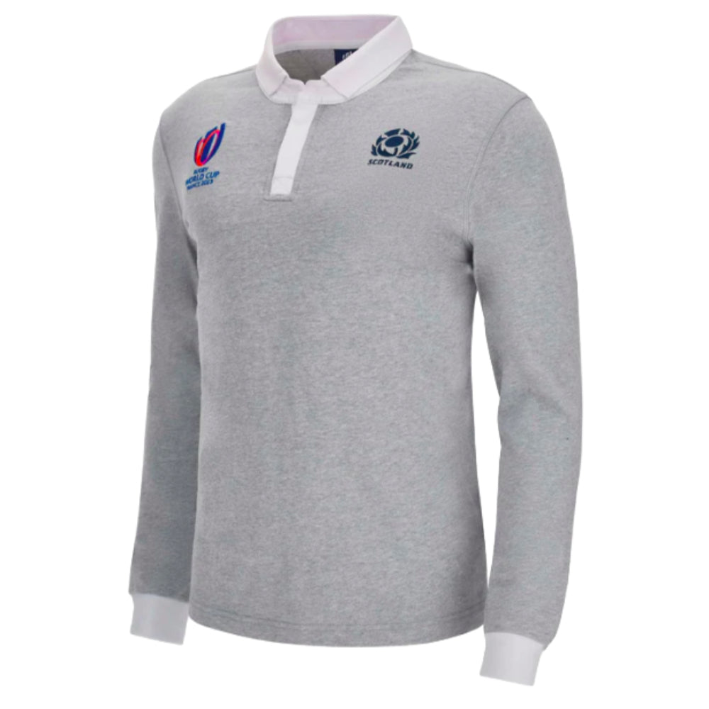 Scotland RWC 2023 Mens Rugby Shirt (Grey) Product - Football Shirts Macron   