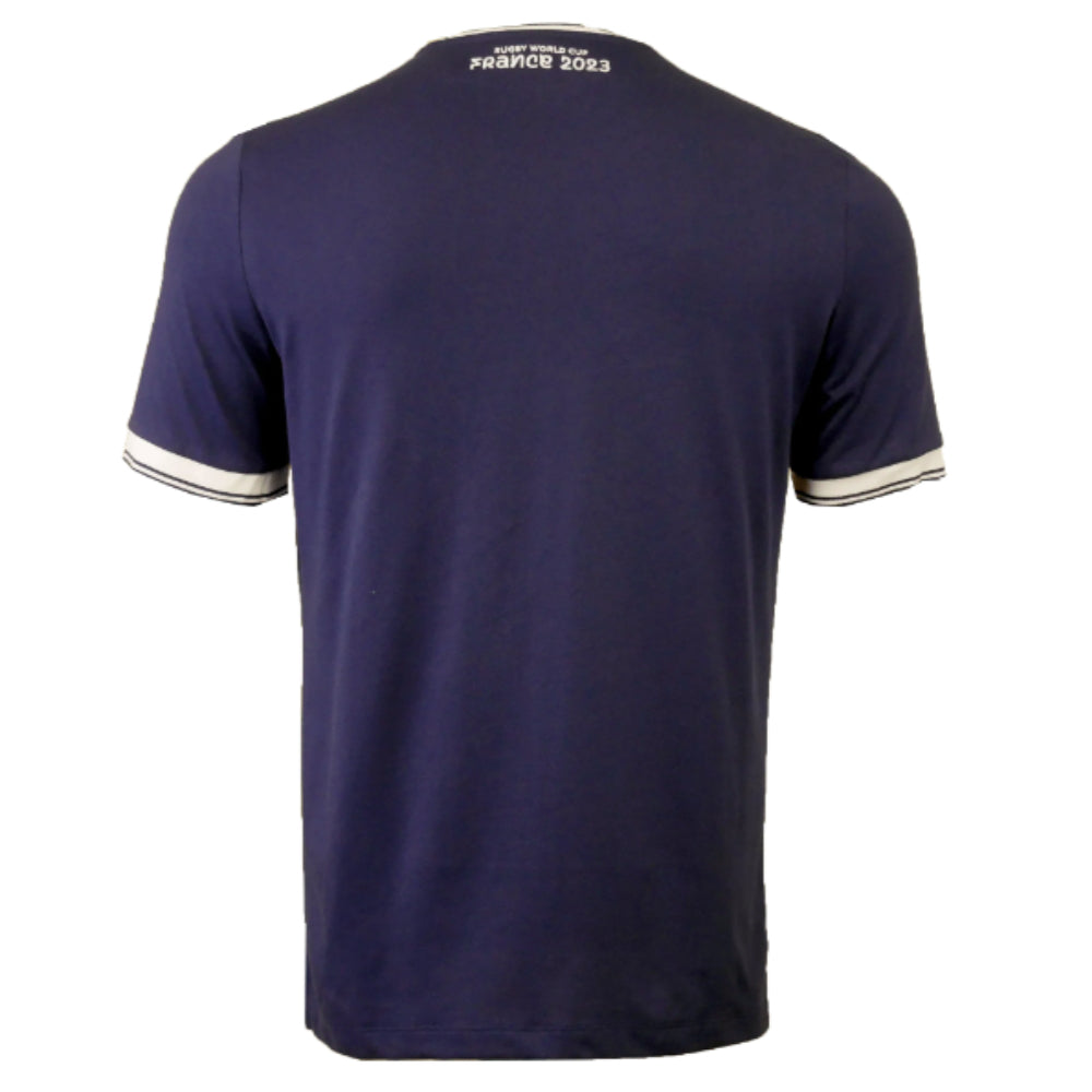 Scotland Mens RWC 2023 Cotton T-Shirt - Navy Product - T-Shirt Macron   