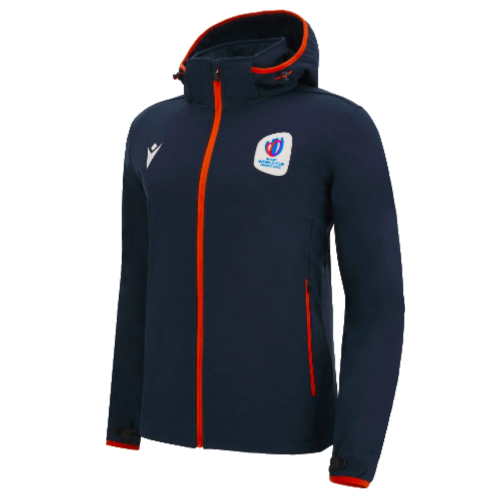 Macron RWC 2023 Rugby Softshell Jacket (Navy) Product - Jackets Macron   