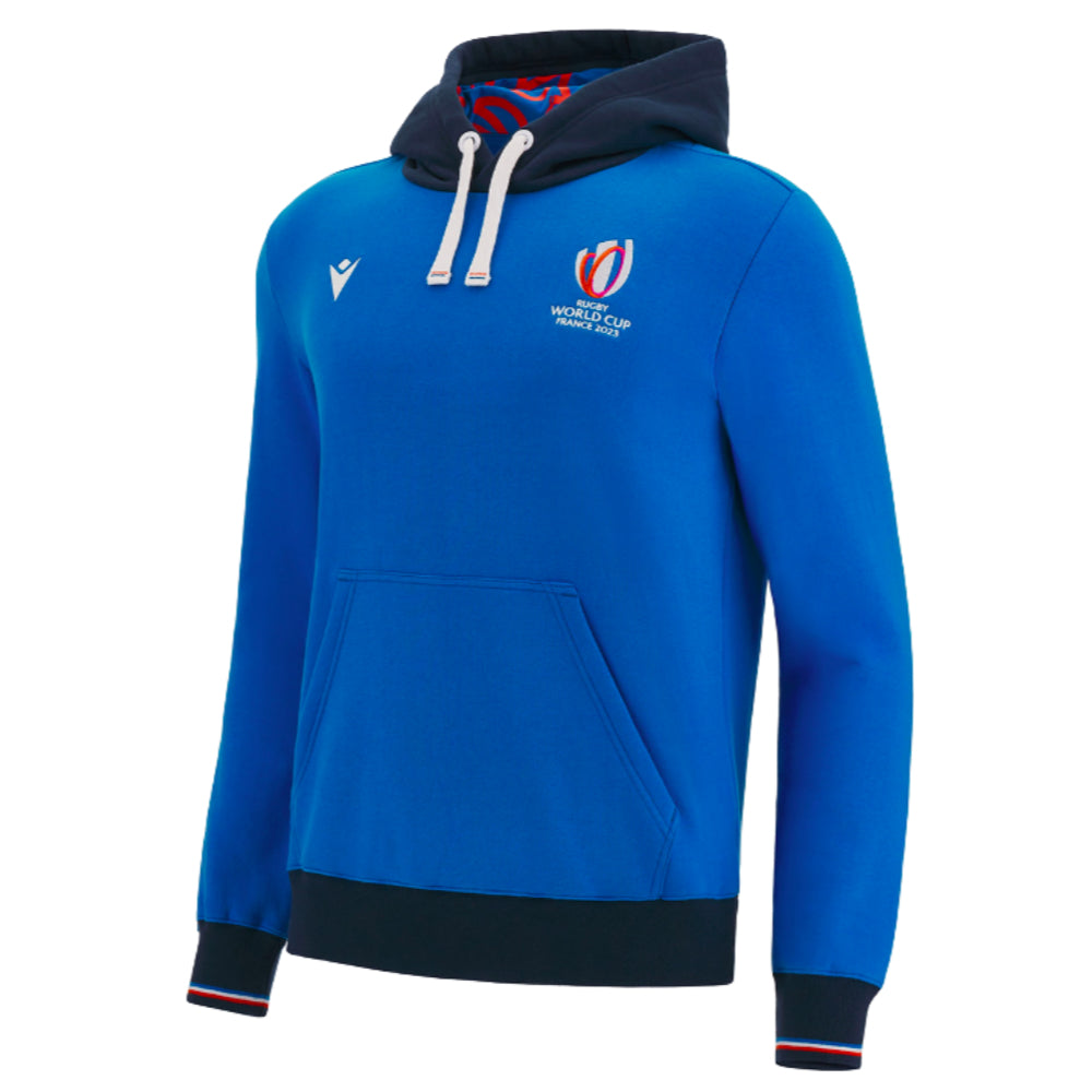 Macron RWC 2023 Rugby Pullover Hoodie (Blue)_0