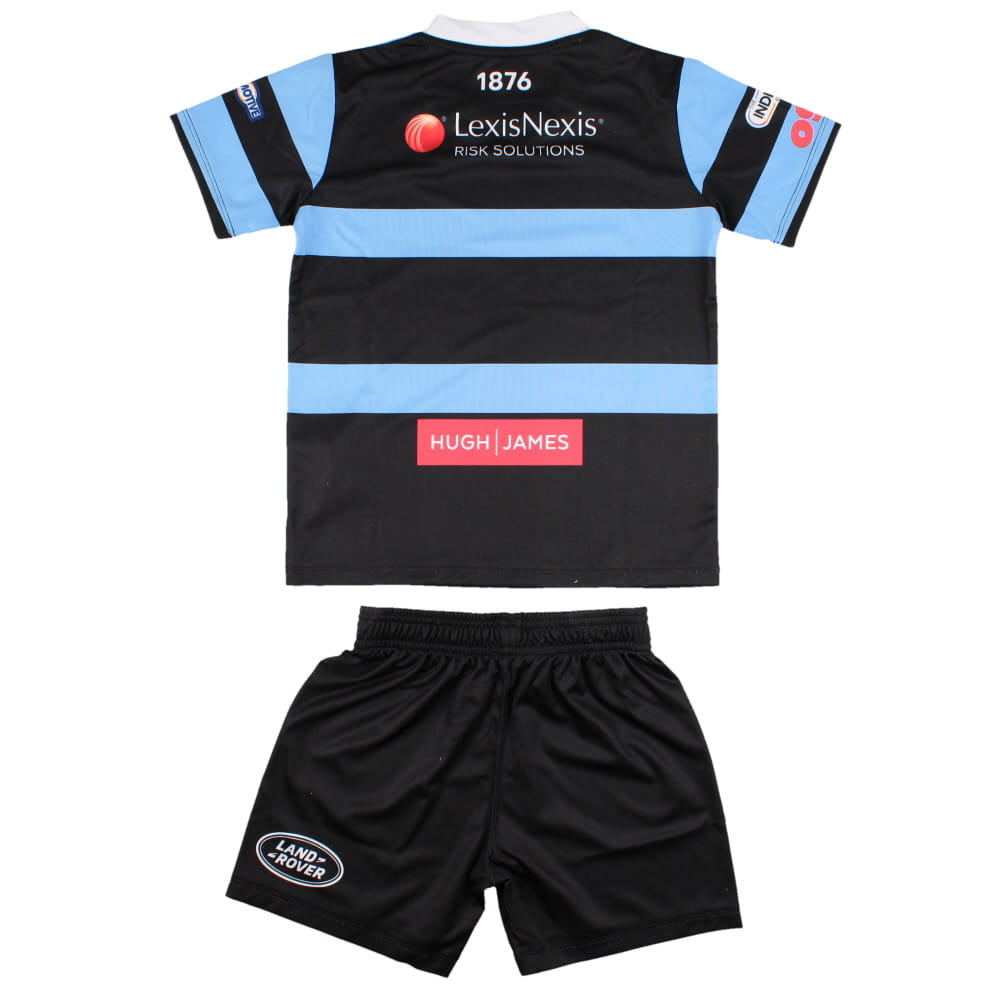 2022-2023 Cardiff Blues Home Rugby Mini Kit Product - Football Shirts Macron   