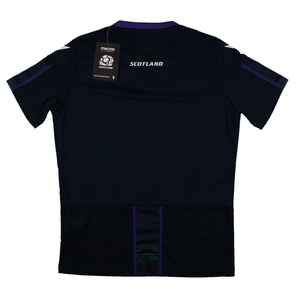 2019-2020 Scotland Poly Dry Gym T-Shirt (Navy) - Kids (Your Name)_1