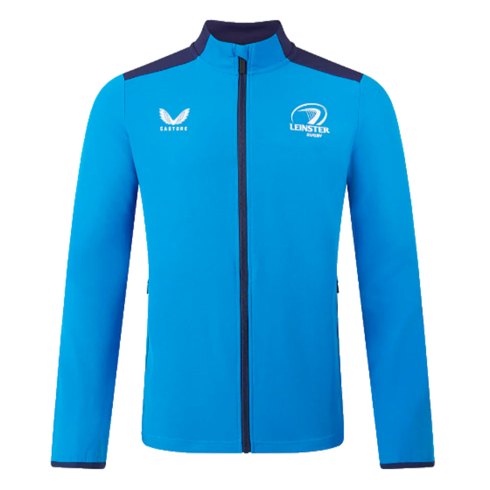 2023-2024 Leinster Mens Travel Jacket (Blue) Product - Jackets Castore   