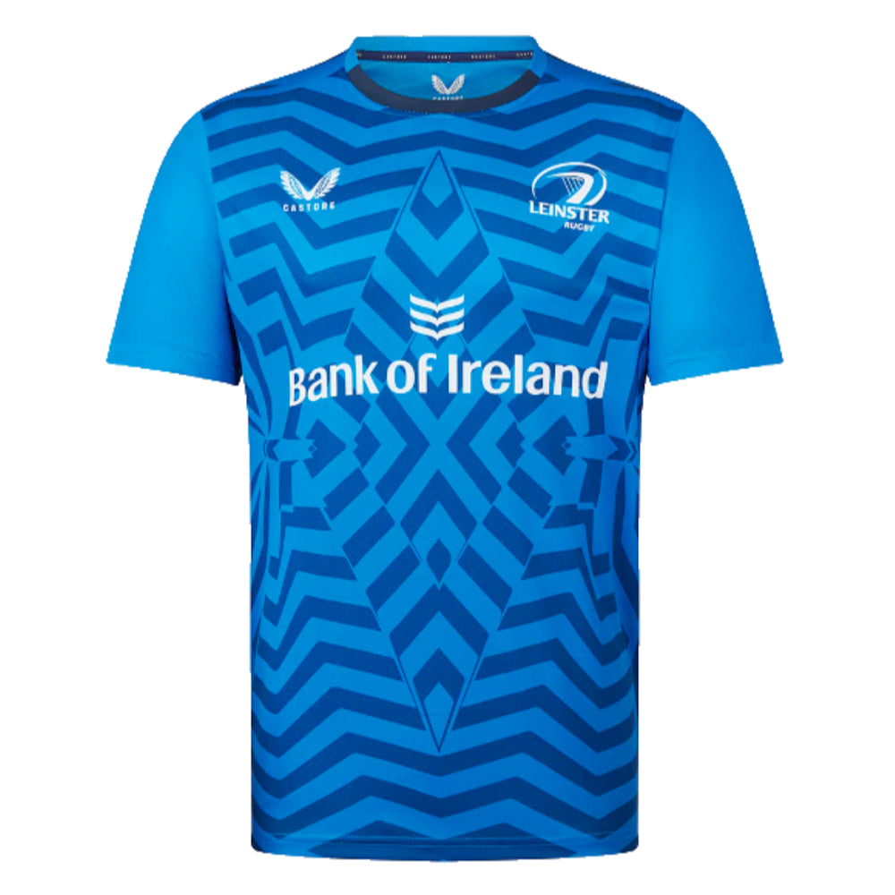 2023-2024 Leinster LS Mens Training Tee (Blue) Product - Training Shirts Castore   