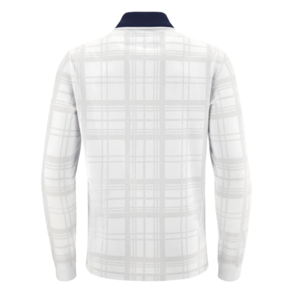 Scotland 2023 RWC Long Sleeve Away Cotton Shirt (Your Name) Product - Hero Shirts Macron   
