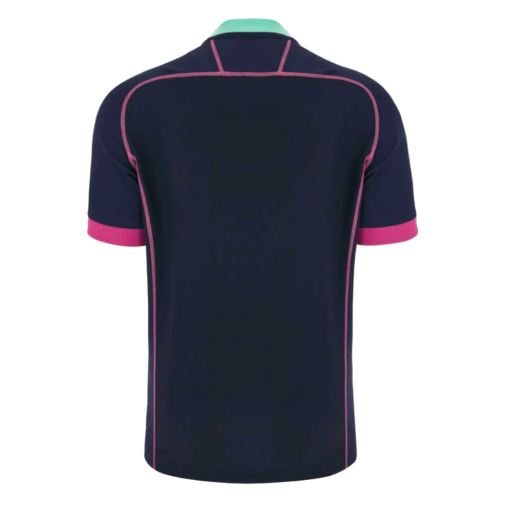 Scotland RWC 2023 Rugby Training Jersey (Navy-Sky) (Your Name) Product - Hero Shirts Macron   