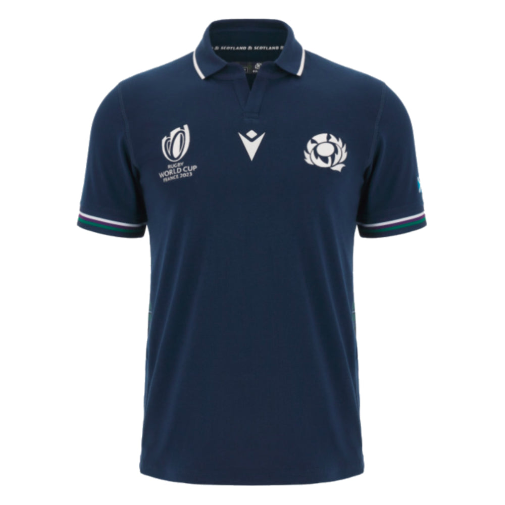 Scotland RWC 2023 Classic Home Rugby Shirt - Short Sleeve Product - Football Shirts Macron   