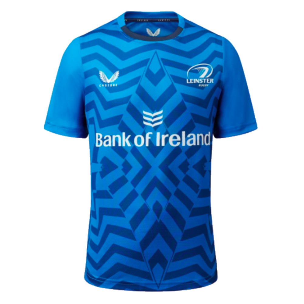 2023-2024 Leinster Rugby Training Tee (Blue) Product - Training Shirts Castore   