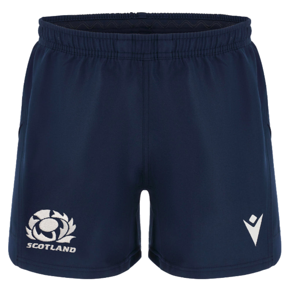 2023-2024 Scotland Rugby Training Shorts (Navy) Product - Shorts Macron   