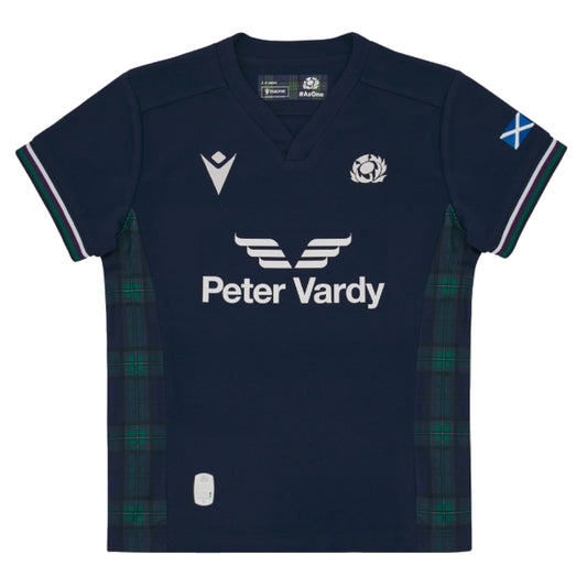 2023-2024 Scotland Home Rugby Little Kids Shirt_0