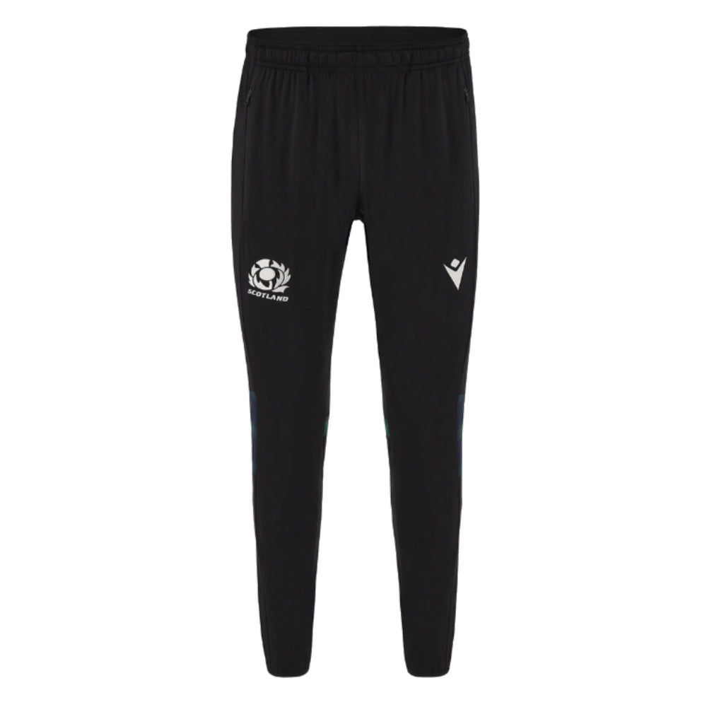 2023-2024 Scotland Fitted Track Pants (Black) Product - Pants Macron   