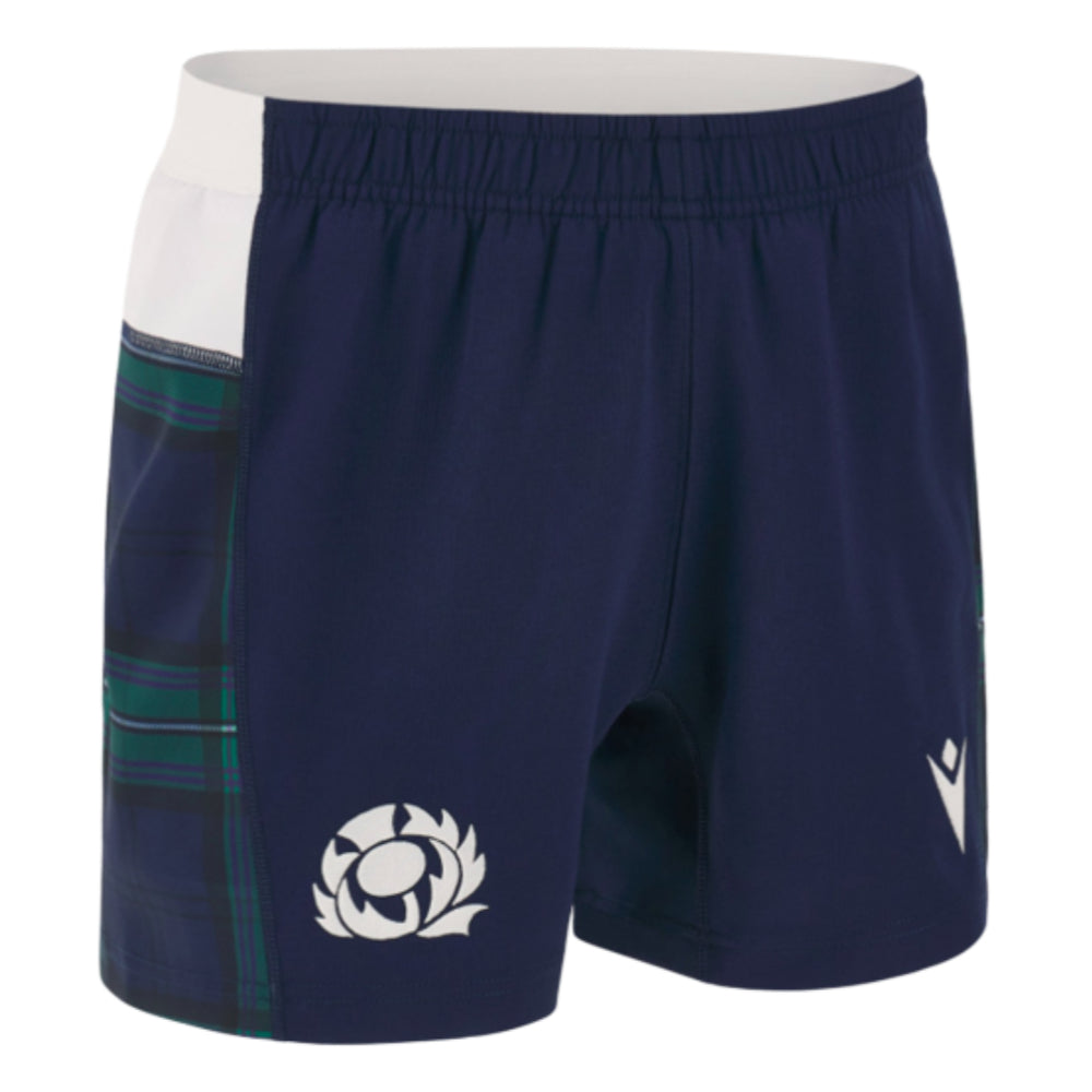 2023-2024 Scotland Rugby Home Shorts (Navy) Product - Shorts Macron   