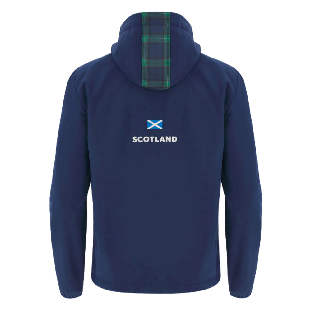 2023-2024 Scotland Rugby Softshell Jacket (Navy) Product - Jackets Macron   