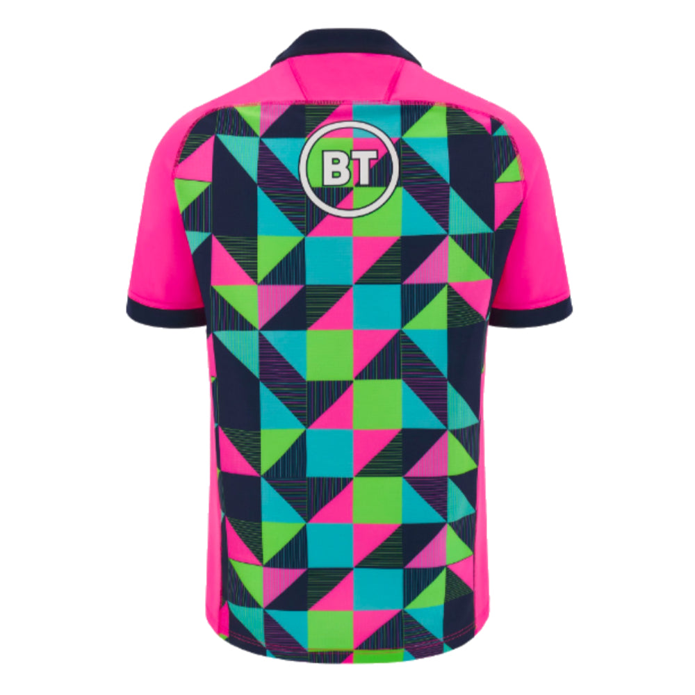 2023-2024 Scotland Rugby Training Jersey (Neon) Product - Training Shirts Macron   