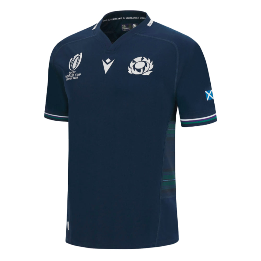 Scotland RWC 2023 Home Rugby Shirt (Kids) Product - Football Shirts Macron   