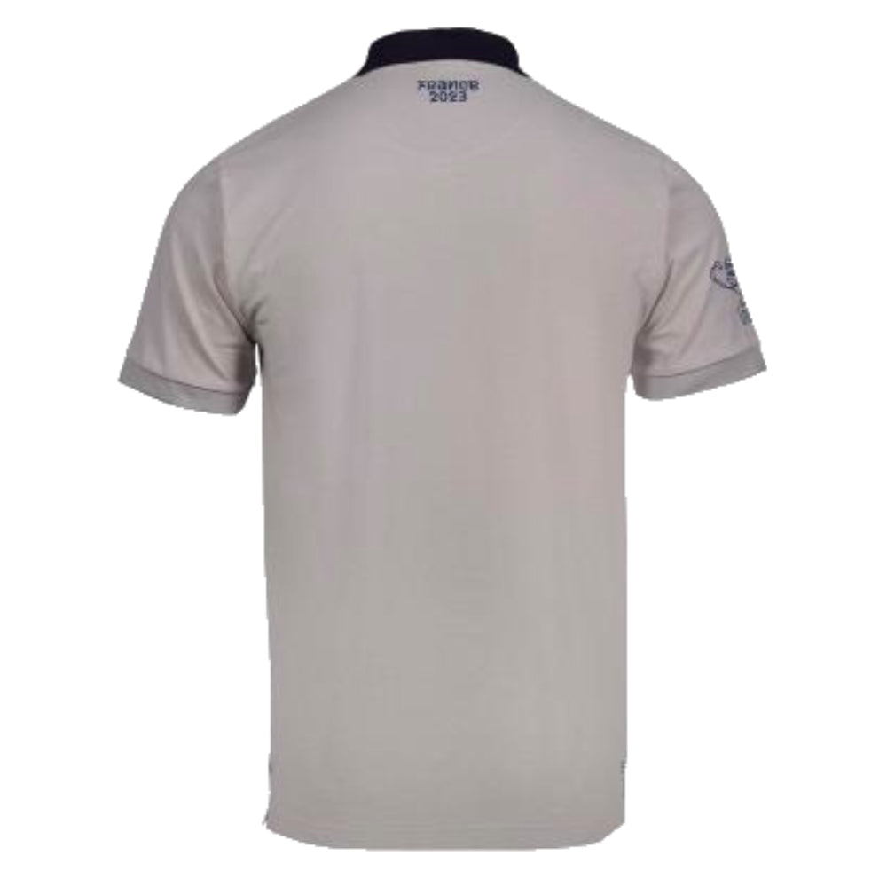 RWC 2023 Mens Logo Polo Shirt (Grey) Product - Polo Shirts Sportfolio   