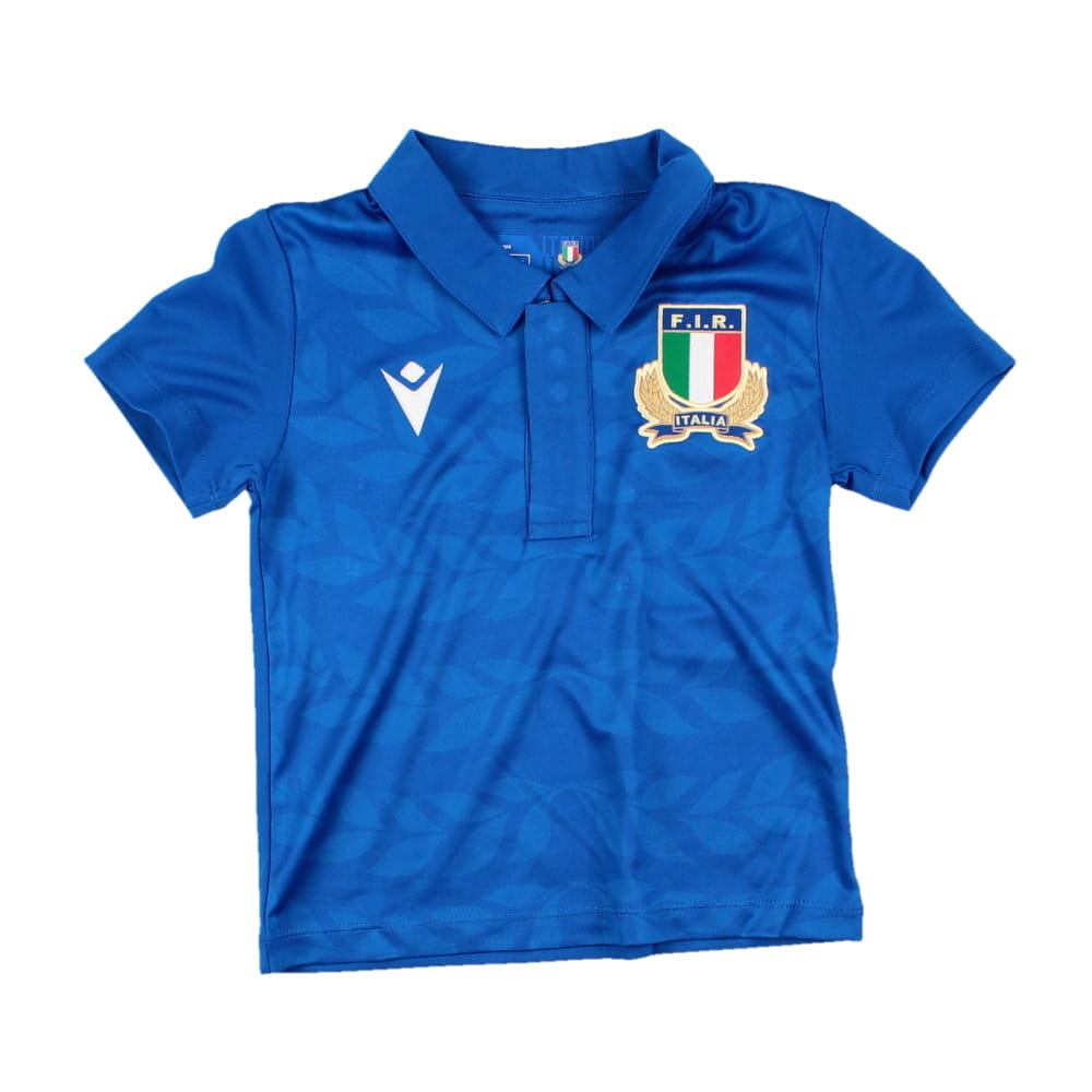 2023-2024 Italy Rugby Home Replica Shirt (Kids) Product - Football Shirts Macron   
