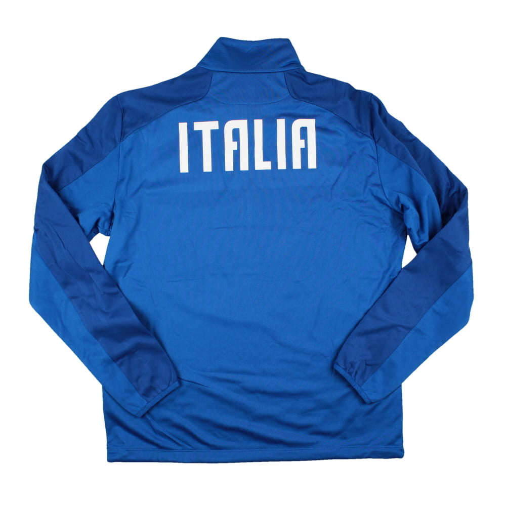 2023-2024 Italy Rugby Half Zip Training Top (Blue)_1