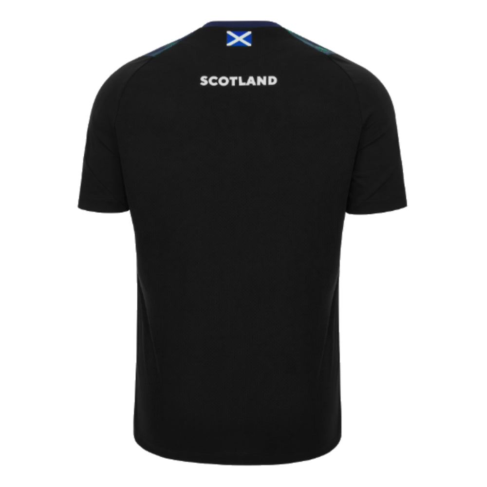 2023-2024 Scotland Rugby Training Shirt (Black) - Kids_1