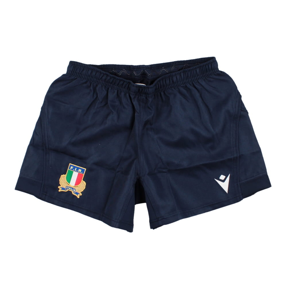 2023-2024 Italy Rugby Training Shorts (Navy) Product - Shorts Macron   