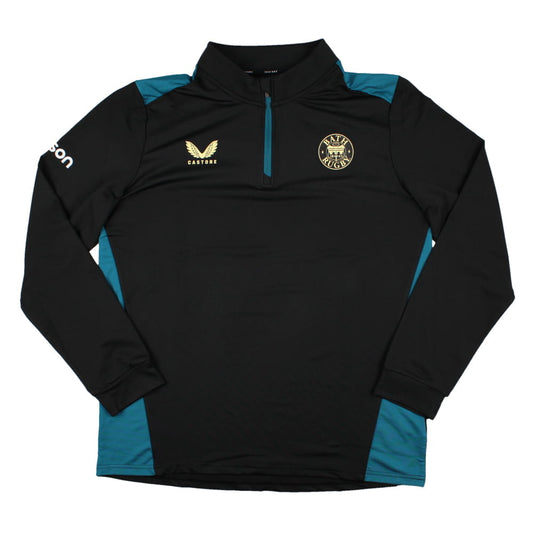 2023-2024 Bath Rugby Half Zip Midlayer (Black)_0