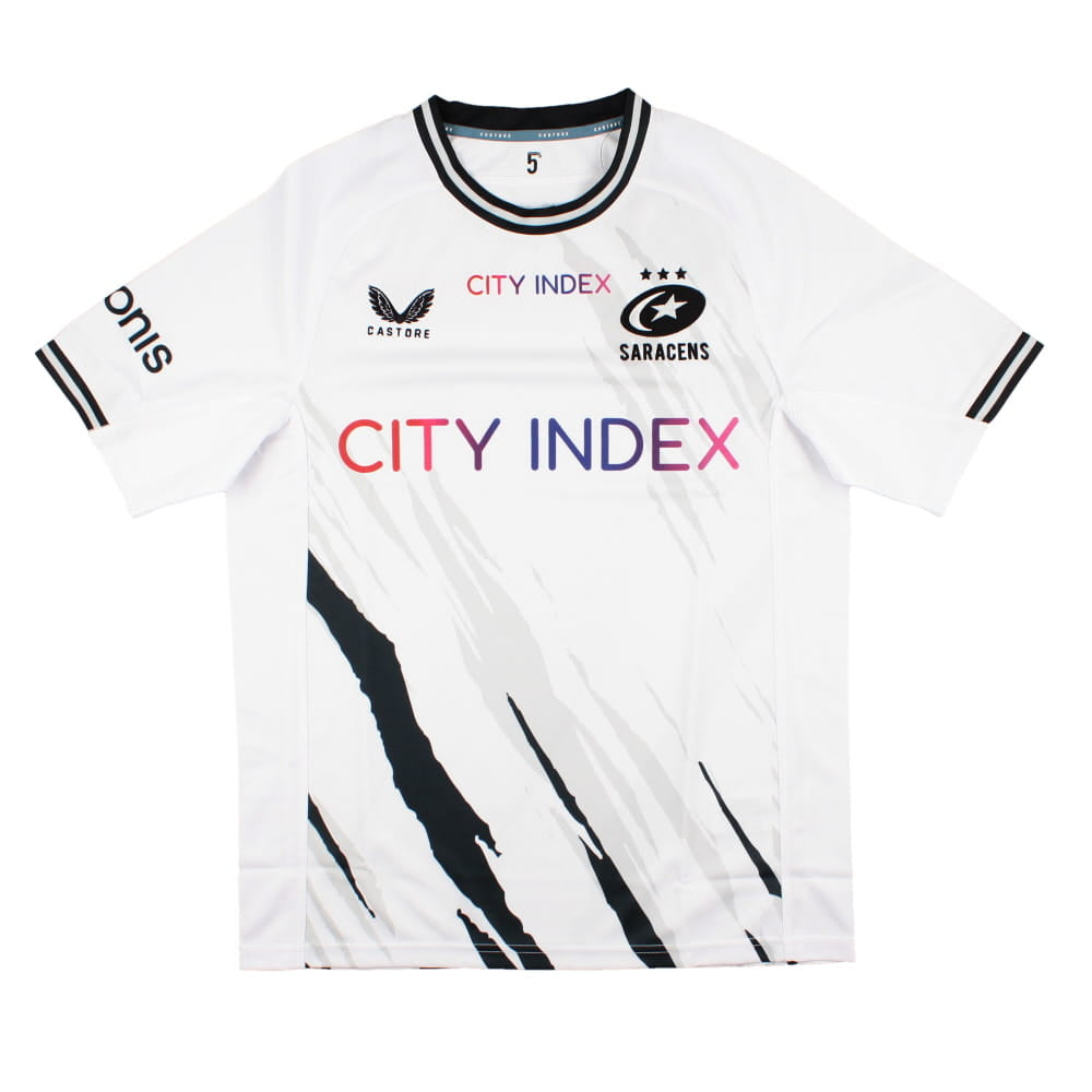 2023-2024 Saracens Away Rugby Shirt Product - Football Shirts Castore   