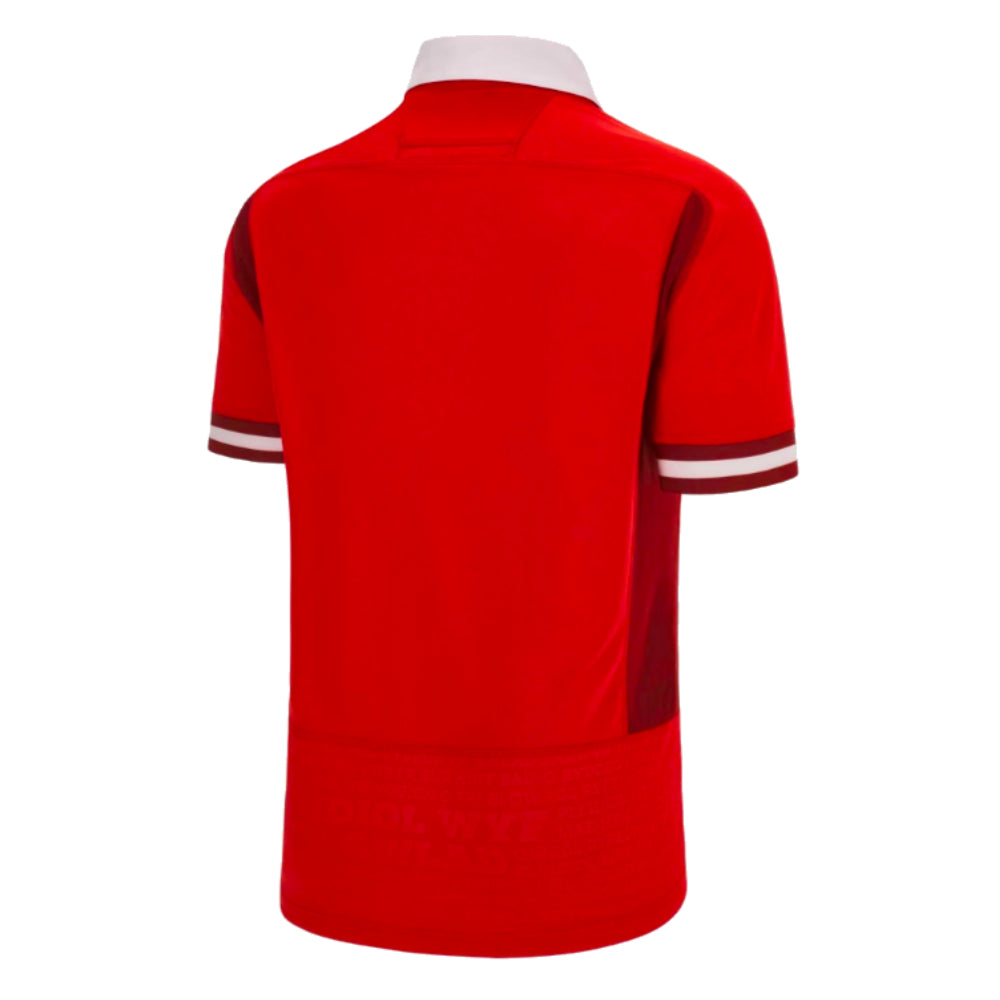 Wales RWC 2023 Welsh Home Rugby Shirt Product - Football Shirts Macron   