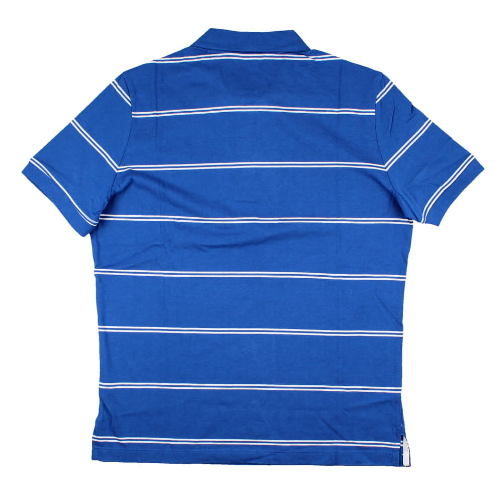 2023-2024 Samoa Rugby Travel Player Cotton Polo Shirt (Royal) Product - Polo Shirts Macron   