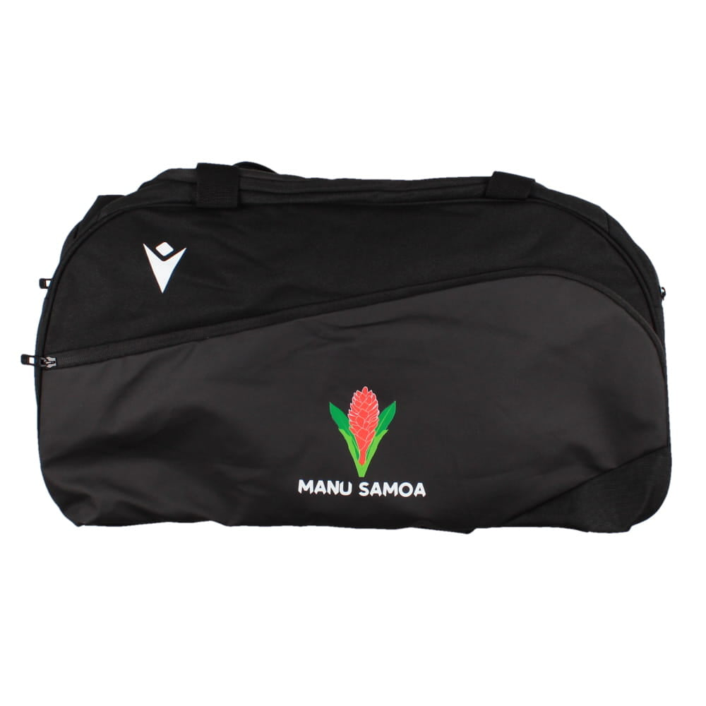 2023-2024 Samoa Rugby Gym Bag (Black) Product - Bags Macron   