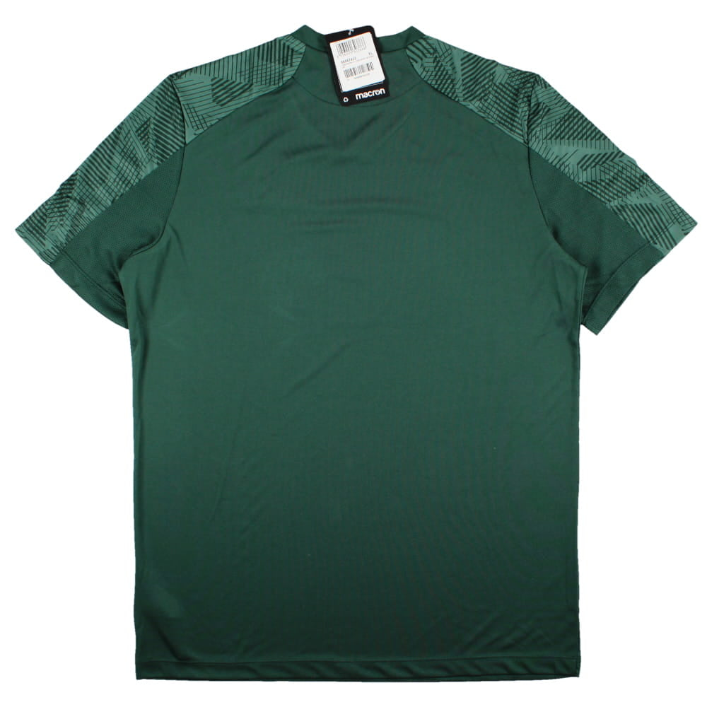 2023-2024 Samoa Rugby Poly Dry Shirt (Green) (Your Name) Product - Hero Shirts Macron   