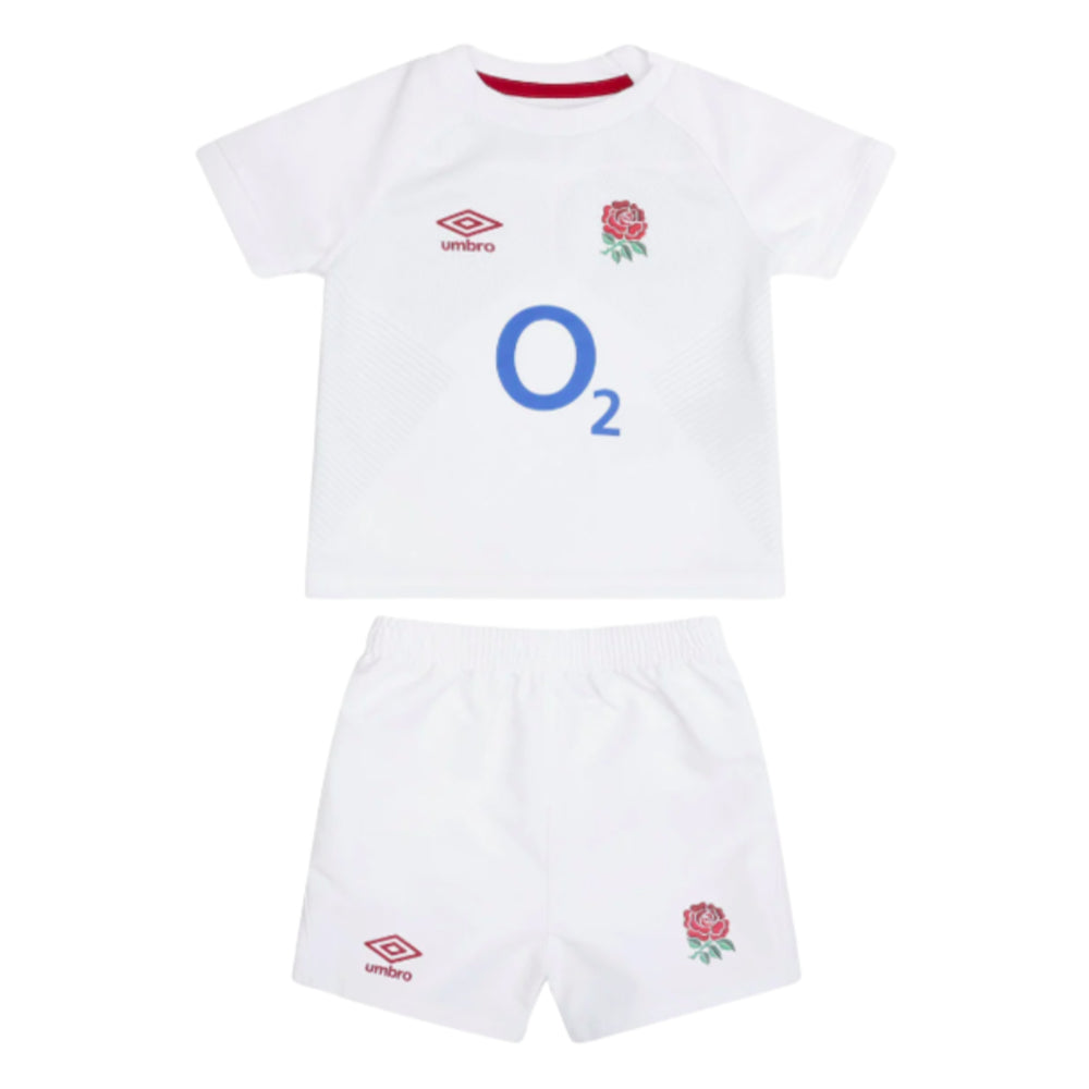2023-2024 England Rugby Home Replica Baby Kit Product - Football Shirts Umbro   