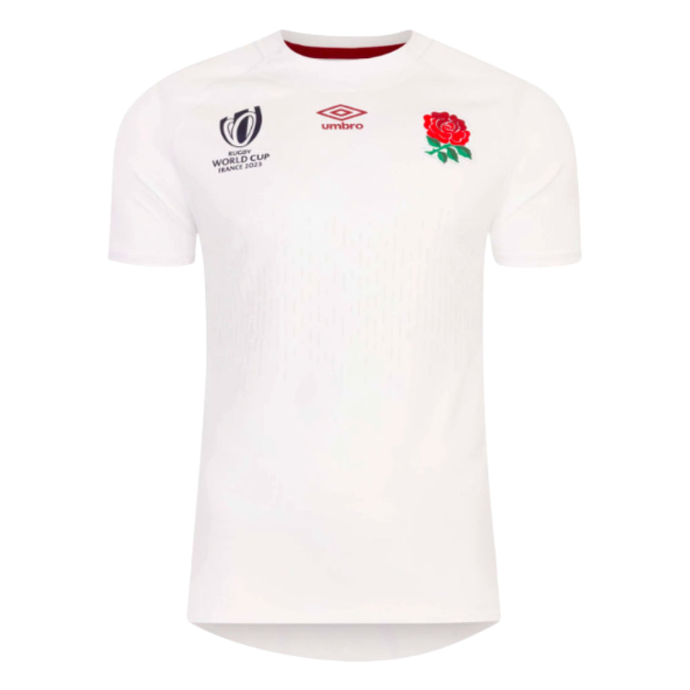 England RWC 2023 Home Rugby Jersey (Kids) Product - Football Shirts Umbro   