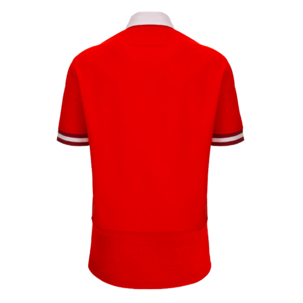 2023-2024 Wales Rugby Home Cotton Shirt Product - Football Shirts Macron   