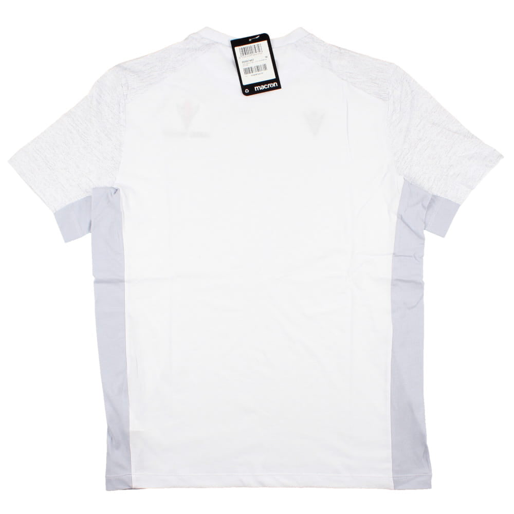 2023-2024 Samoa Rugby Travel Cotton Shirt (White) Product - T-Shirt Macron   