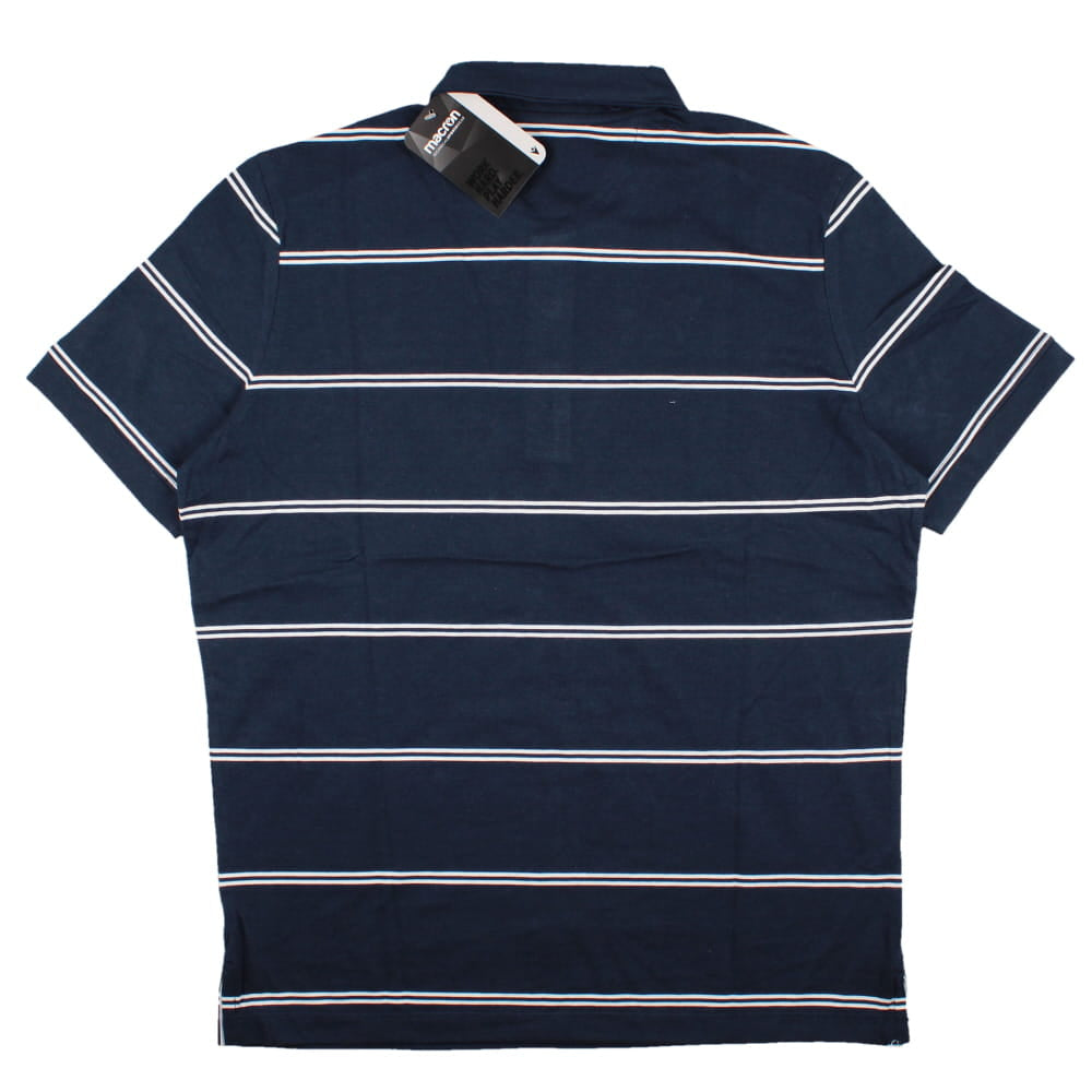 2023-2024 Samoa Rugby Travel Player Cotton Polo Shirt (Navy) Product - Polo Shirts Macron   
