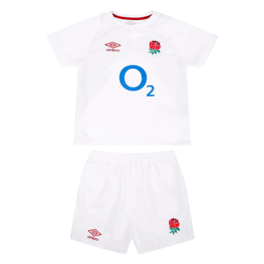 2023-2024 England Rugby Home Replica Infant Mini Kit_0