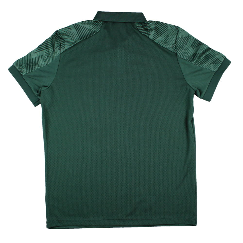 2023-2024 Samoa Rugby Travel Player Polo Shirt (Green) Product - Polo Shirts Macron   